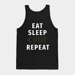 Eat Sleep Code Repeat Tank Top